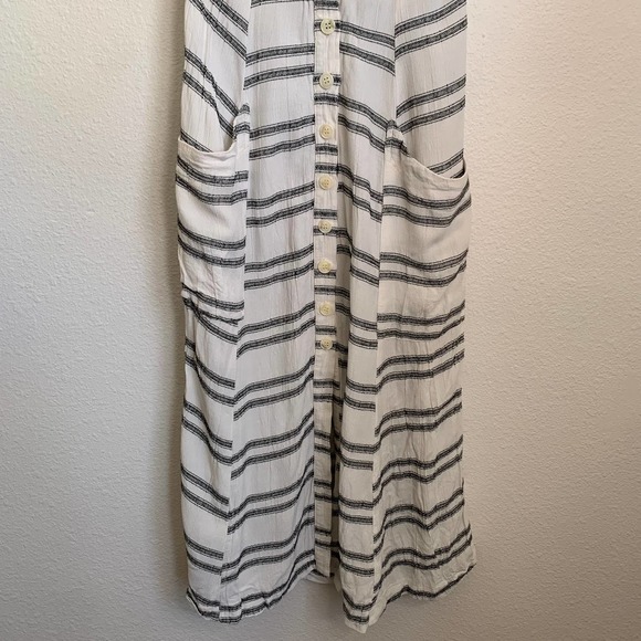 Reformation Mariana Midi Dress in Seaside Stripe - Picture 5 of 12